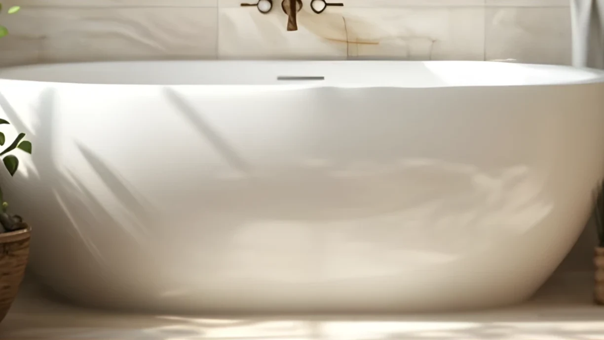 Conception et design d'espaces intérieurs baignoire